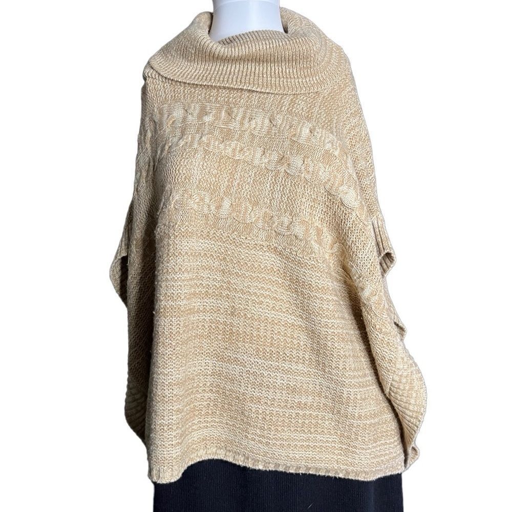 Art and Soul cowl neck knit Sweater Brown Size Large